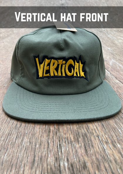 Vertical 5 panel hat